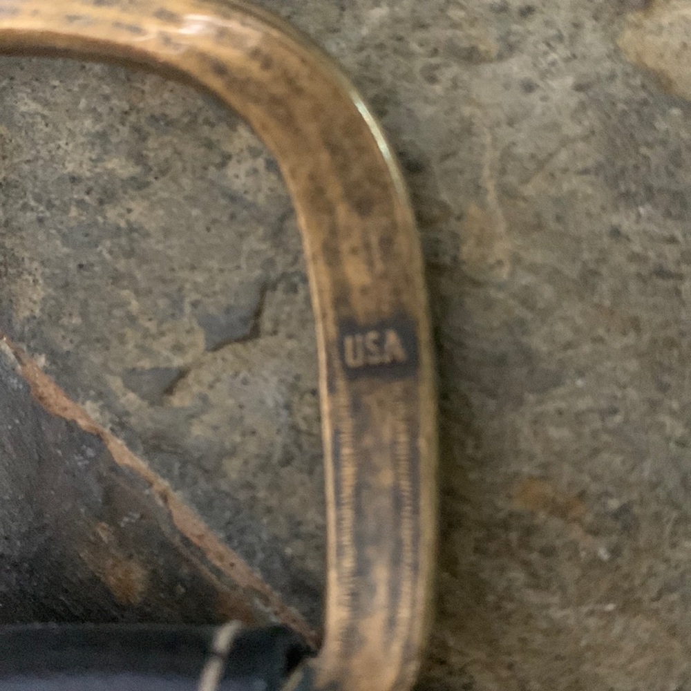 Vintage 60s genuine leather belt - Picture 6 of 9